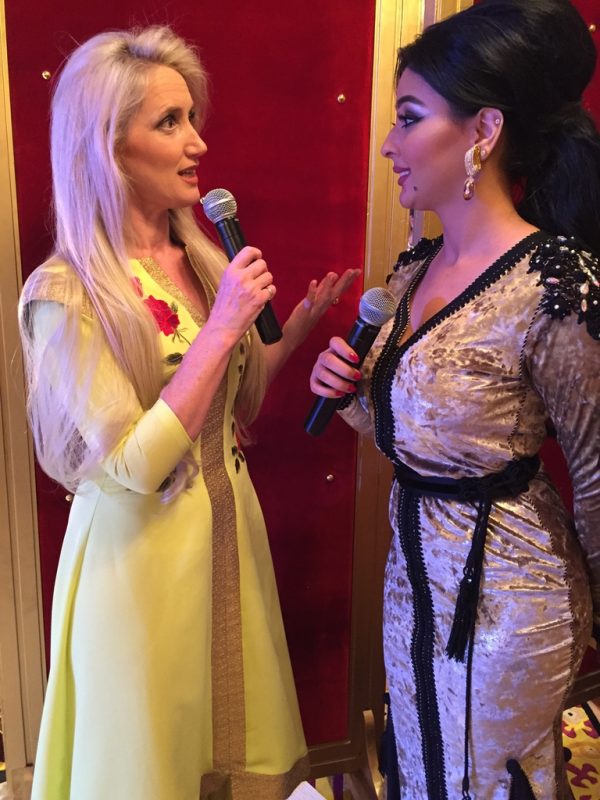 Dubai Fashion Lounge Bexta interviewer and presenter